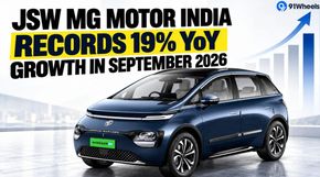 JSW MG Motor India Records 19% YoY Growth in September 2026